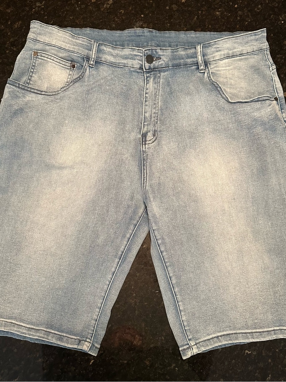 Men's Light Blue Denim Shorts